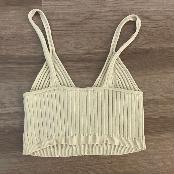 H&M Rib-knit Crop Top, M - Picture 3 of 7